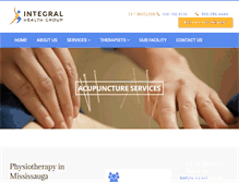 Tablet Screenshot of integralhealthgroup.com